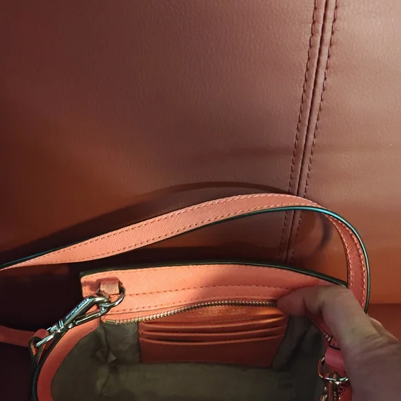 Michael Kors Pink Satchel with Silver-Tone Hardware - Picture 4 of 5